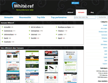 Tablet Screenshot of annuaire.whiteref.com
